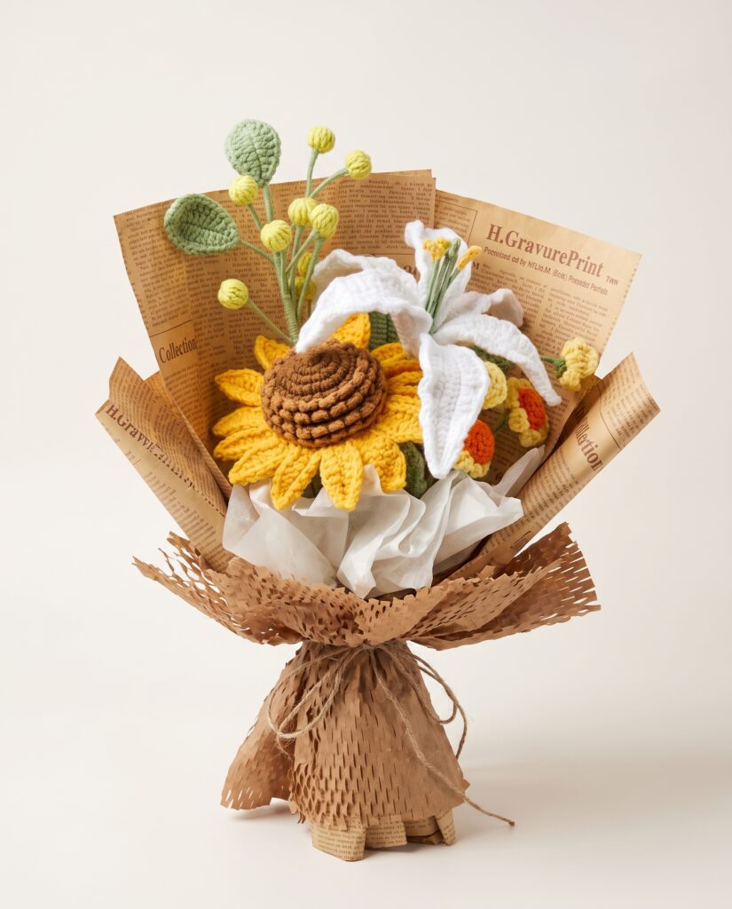 Sunshine Blessing handmade crochet details